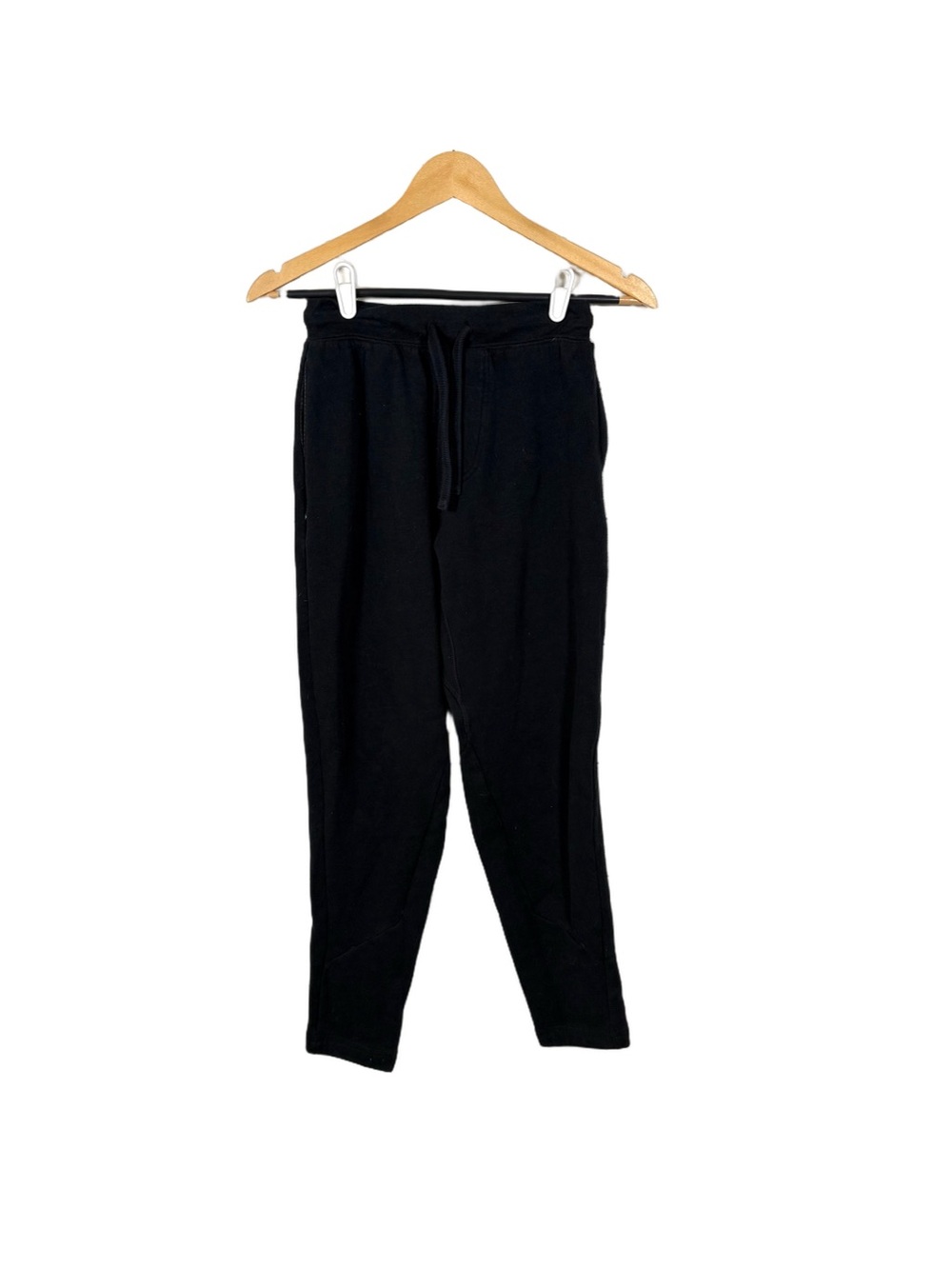 Alo Yoga Urban Moto Joggers Womens S Black Ribbed Knee Zip Pocket Sweatpants